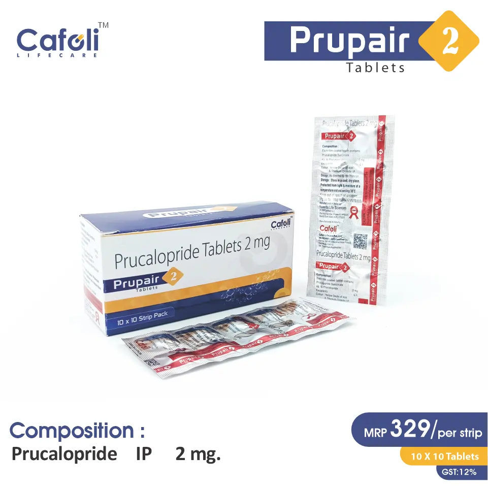 Prucalopride 2mg at the best price in PCD Pharma Franchise for Gastrointestinal and Constipation Treatment.